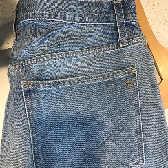 NEW Madewell Denim Jean Mini Skirt Distressed 30 - Picture 9 of 9